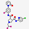 (3r,4r)-1-(2,2-difluoro-ethyl)-pyrrolidine-3,4-dicarboxylic Acid 3-[(5-chloro-pyridin-2-yl)-amide]-4-{[2-fluoro-4-(2-oxo-2h-pyridin-1-yl)-phenyl]-amide}
