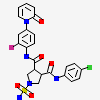 (3r,4r)-1-Sulfamoyl-Pyrrolidine-3,4-Dicarboxylic Acid 3-[(4-Chloro-Phenyl)-Amide] 4-{[2-Fluoro-4-(2-Oxo-2h-Pyridin-1-Yl)-Phenyl]-Amide}