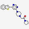 4-(1-benzothiophen-2-yl)-6-[4-(2-oxo-2-pyrrolidin-1-ylethyl)piperazin-1-yl]pyrimidine