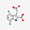 3-(carboxymethyl)-4,7-dichloro-1H-indole-2-carboxylic acid