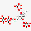 2-{[(3alpha,5alpha,7alpha,8alpha,10alpha,12alpha,17alpha)-3,12-bis{2-[(4-O-alpha-D-glucopyranosyl-beta-D-glucopyranosyl)oxy]ethoxy}cholan-7-yl]oxy}ethyl 4-O-alpha-D-glucopyranosyl-beta-D-glucopyranoside