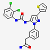 2-{3-[(5E)-5-{[(2,3-dichlorophenyl)carbamoyl]imino}-3-thiophen-2-yl-2,5-dihydro-1H-pyrazol-1-yl]phenyl}acetamide