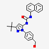 1-{3-tert-butyl-1-[4-(hydroxymethyl)phenyl]-1H-pyrazol-5-yl}-3-naphthalen-1-ylurea