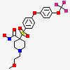 1-(2-methoxyethyl)-N-oxo-4-({4-[4-(trifluoromethoxy)phenoxy]phenyl}sulfonyl)piperidine-4-carboxamide