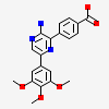 4-[3-amino-6-(3,4,5-trimethoxyphenyl)pyrazin-2-yl]benzoic acid