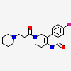 8-fluoro-2-(3-piperidin-1-ylpropanoyl)-1,3,4,5-tetrahydrobenzo[c][1,6]naphthyridin-6(2H)-one