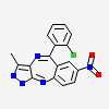 5-(2-chlorophenyl)-3-methyl-7-nitropyrazolo[3,4-b][1,4]benzodiazepine