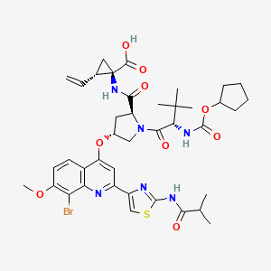 [faldaprevir (S29.001 inhibitor) structure ]