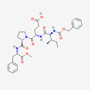 L-Phenylalanine, N-[(phenylmethoxy)carbonyl]-L-isoleucyl-L-α-glutamyl-L-prolyl-, 4-methyl ester