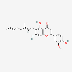 Cannflavin A | C26H28O6 - PubChem