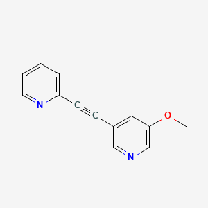 Pyridine, 3-methoxy-5-[2-(2-pyridinyl)ethynyl]-