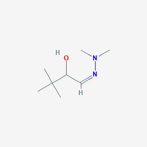 1 Dimethylhydrazono 33 Dimethyl 2 Butanol C8h18n2o