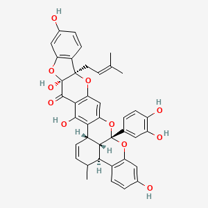 (1S,6S,14R,20R,28S,32R)-20-(3,4-dihydroxyphenyl)-3,6,10,24-tetrahydroxy ...