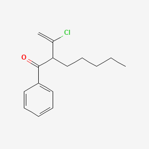 2-(1-Chloroethenyl)-1-phenylheptan-1-one | C15H19ClO | CID 101189059 ...