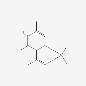 3,7,7-trimethyl-4-[(2Z)-4-methylpenta-2,4-dien-2-yl]bicyclo[4.1.0]hept ...