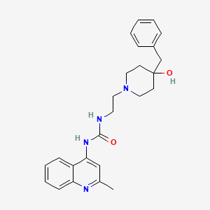 Urea, N-[2-[4-hydroxy-4-(phenylMethyl)-1-piperidinyl]ethyl]-N'-(2-Methyl-4-quinolinyl)-