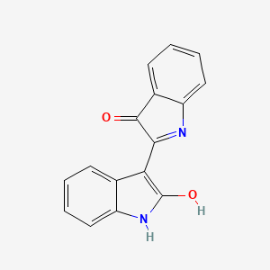 2H-Indol-2-one, 3-(1,3-dihydro-3-oxo-2H-indol-2-ylidene)-1,3-dihydro-