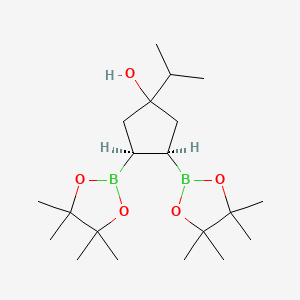 1 Isopropyl 3beta 4beta Bis 4 4 5 5 Tetramethyl 1 3 2 Dioxaborolane 2 Yl Cyclopentane 1beta Ol Ch38b2o5 Pubchem