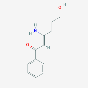 3 Amino 6 Hydroxy 1 Phenyl 2 Hexene 1 One C12h15no2 Pubchem