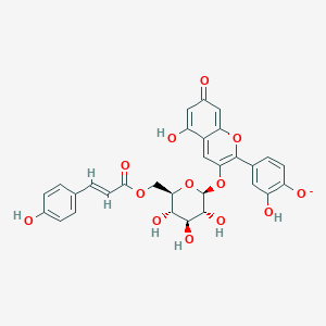 Cyanidin 3 P Coumaroyl Glucoside C30h25o13 Pubchem