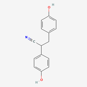 Benzenepropanenitrile, 4-hydroxy-α-(4-hydroxyphenyl)-