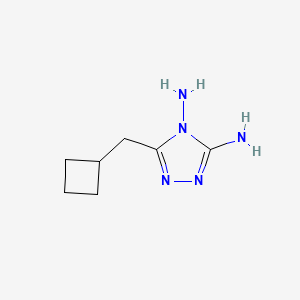 5-(Cyclobutylmethyl)-1,2,4-triazole-3,4-diamine | C7H13N5 | CID ...