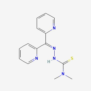 2-(di-2-pyridinylmethylene)-N,N-dimethyl-hydrazinecarbothioamide