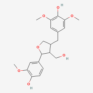 4-[[5-(4-Hydroxy-3-methoxyphenyl)-4-(hydroxymethyl)oxolan-3-yl]methyl ...