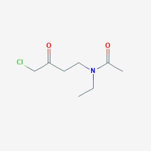 N-(4-chloro-3-oxobutyl)-N-ethylacetamide | C8H14ClNO2 | CID 104701185 ...