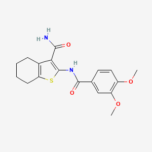 Benzo[b]thiophene-3-carboxamide,2-[(3,4-dimethoxybenzoyl)amino]-4,5,6,7-tetrahydro-