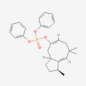 [(1S,3aS,5E,9Z)-1,8,8-trimethyl-1,2,3,3a,4,7-hexahydrocyclopenta[8 ...