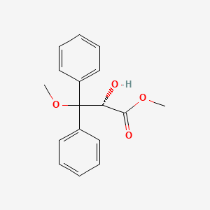 Methyl (2S)-2-hydroxy-3-methoxy-3,3-diphenylpropanoate