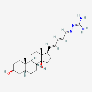 2 E 2e 4e 5 3s 5r 8r 9s 10s 13r 14s 17r 3 14 Dihydroxy 10 13 Dimethyl 1 2 3 4 5 6 7 8 9 11 12 15 16 17 Tetradecahydrocyclopenta A Phenanthren 17 Yl Penta 2 4 Dienylidene Amino Guanidine C25h40n4o2 Pubchem