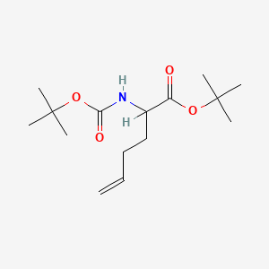 tert-Butyl 2-((tert-butoxycarbonyl)amino)hex-5-enoate