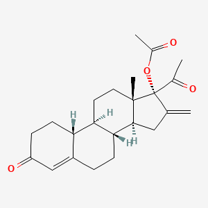 19-Norpregn-4-ene-3,20-dione, 17-(acetyloxy)-16-methylene-