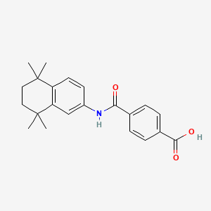 4-[(5,6,7,8-Tetrahydro-5,5,8,8-tetramethyl-2-naphthalenyl)carbamoyl]benzoicacid
