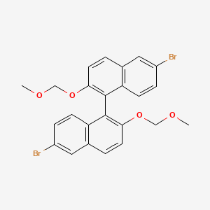 (R)-6,6'-Dibromo-2,2'-bis(methoxymethoxy)-1,1'-binaphthyl