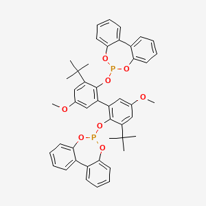 6,6'-[(3,3'-Di-t-butyl-5,5'-dimethoxy-1,1'-biphenyl-2,2'-diyl)bis(oxy)]bis(dibenzo[d,f][1,3,2]dioxaphosphepin)