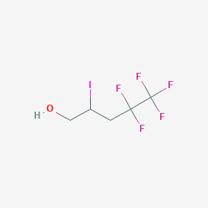 2-Iodo-4,4,5,5,5-pentafluoropentan-1-ol