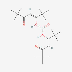 Bis(2,2,6,6-tetramethyl-3,5-heptanedionato)oxotitanium (IV)