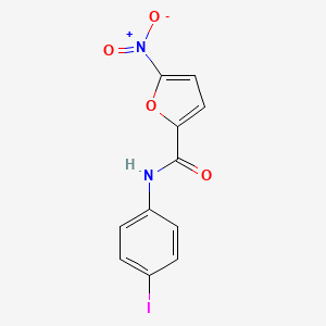 	N-(4-iodophenyl)-5-nitrofuran-2-carboxamide