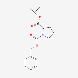 1-Benzyl 2-tert-butyl pyrazolidine-1,2-dicarboxylate