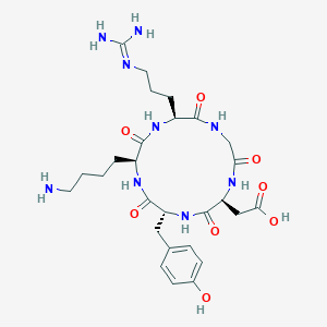 	Cyclo(L-arginylglycyl-L-α-aspartyl-D-tyrosyl-L-lysyl)