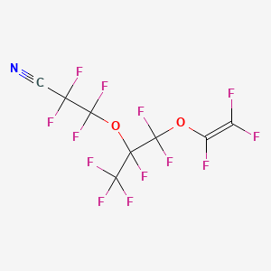 Perfluoro-5-methyl-4,7-dioxanona-8-enenitrile