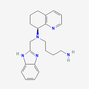 1,4-Butanediamine, N1-(1H-benzimidazol-2-ylmethyl)-N1-[(8S)-5,6,7,8-tetrahydro-8-quinolinyl]-