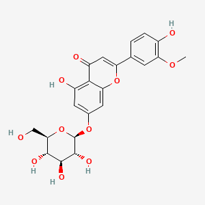 	Chrysoeriol-7-O-β-D-glucopyranoside；Thermopsoside