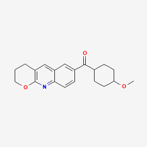 Methanone, (3,4-dihydro-2H-pyrano[2,3-b]quinolin-7-yl)(cis-4-methoxycyclohexyl)-