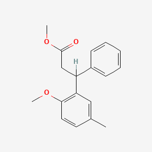 Methyl 3-(2-methoxy-5-methylphenyl)-3-phenylpropionate