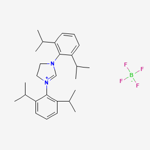 1,3-Bis(2,6-di-i-propylphenyl)-4,5-dihydroimidazolium tetrafluoroborate