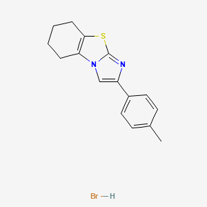 5,6,7,8-Tetrahydro-2-(4-methylphenyl)-imidazo[2,1-b]benzothiazolehydrobromide